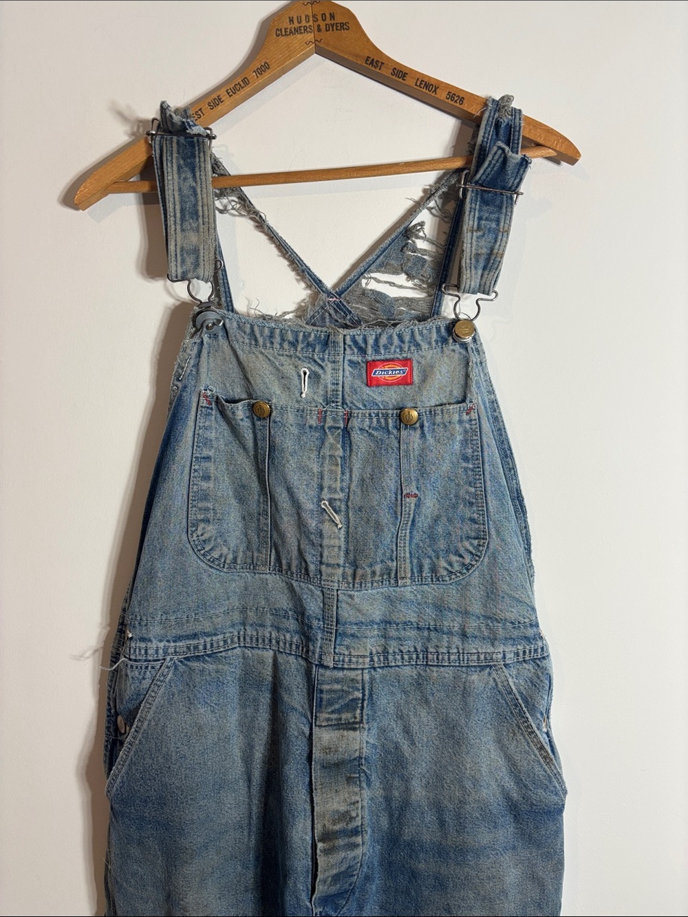 Vintage Dickies Overalls Workwear Distressed Thrashed 36x28